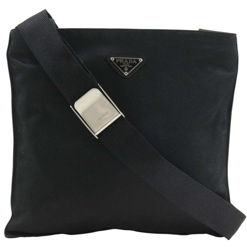 PRADA Black Pochette Shoulder Bag